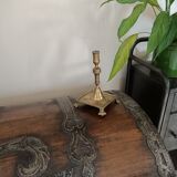 Spanish candle holder eighteenth bronze