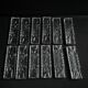 12 cut crystal knife holders – Val Saint Lambert