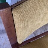 Vintage Danish armchair by Borge Mogensen yellow velvet