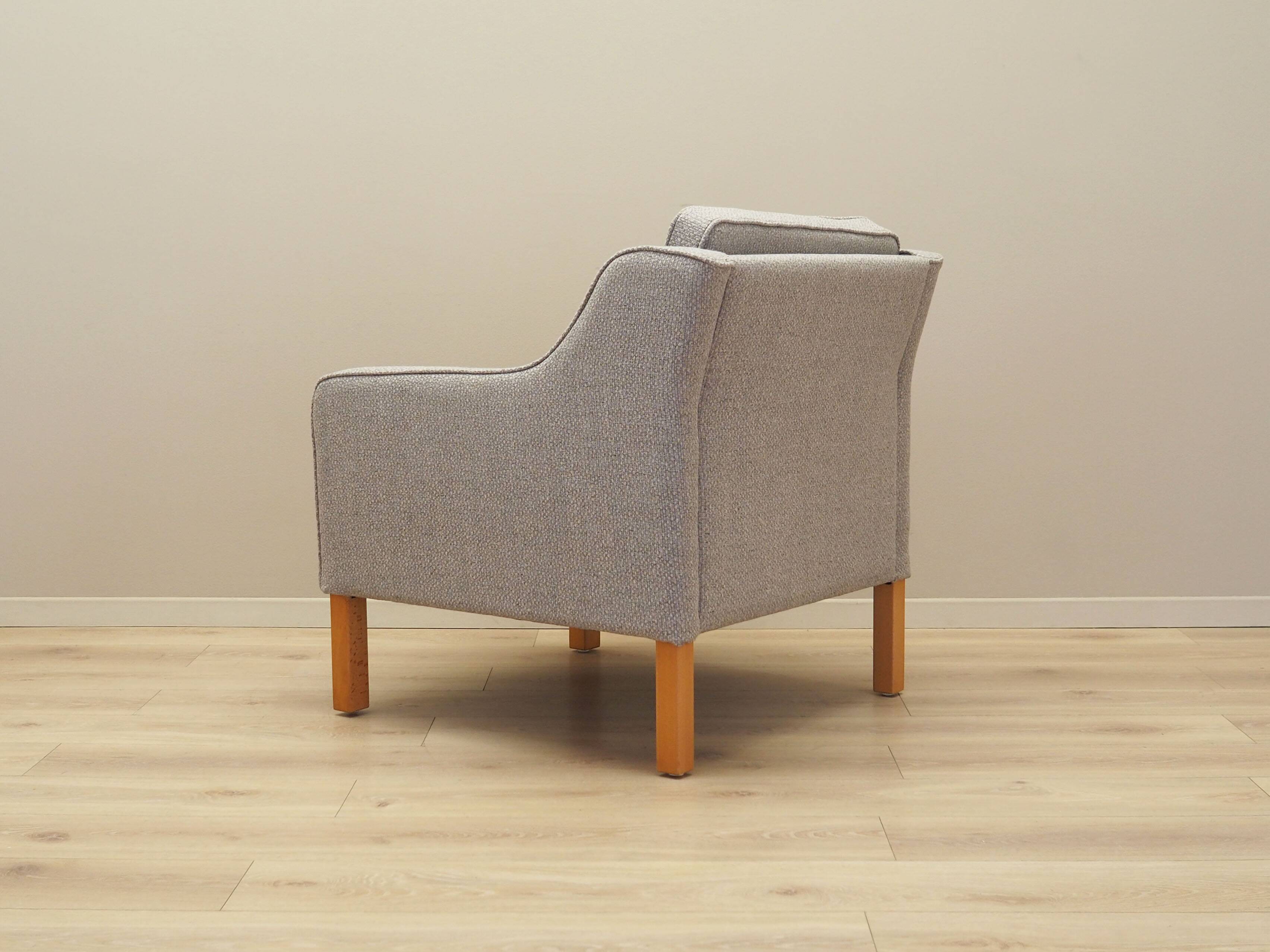 Beech armchair, Danish design, 1970s, production: Denmark