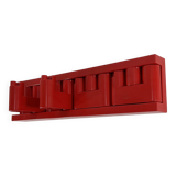 Portemanteau mural "Minivip" rouge par Benanti & Brunori pour Velca Legnano, 1970s