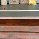 Old garden bench cast iron legs