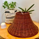 Vintage rattan pendant light