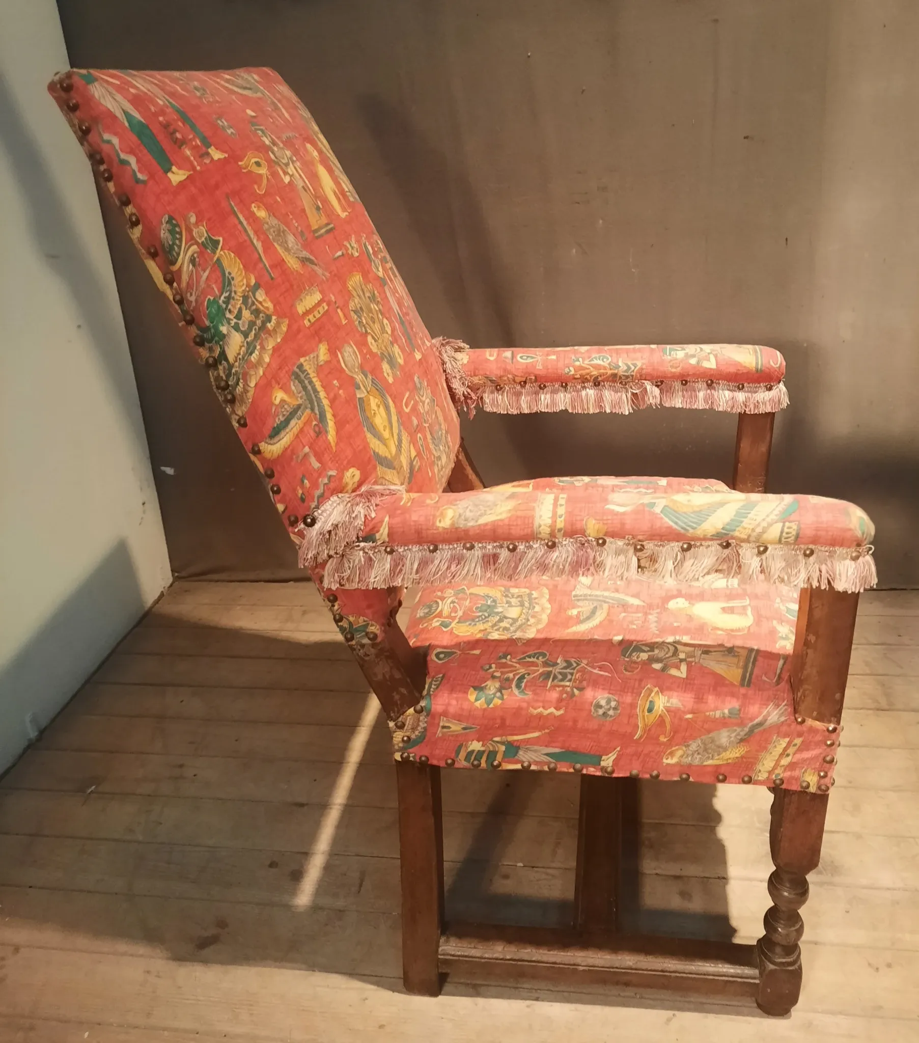 Rustic armchair from the Louis XIV period
