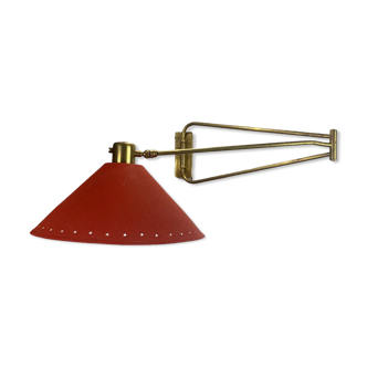 Adjustable wall lamp vintage lunel edition by robert mathieu of the 50s