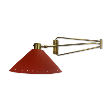 Applique orientable vintage edition lunel par robert mathieu des années 50
