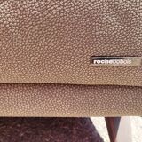 Canape Roche Bobois chocolate Azur 3 places