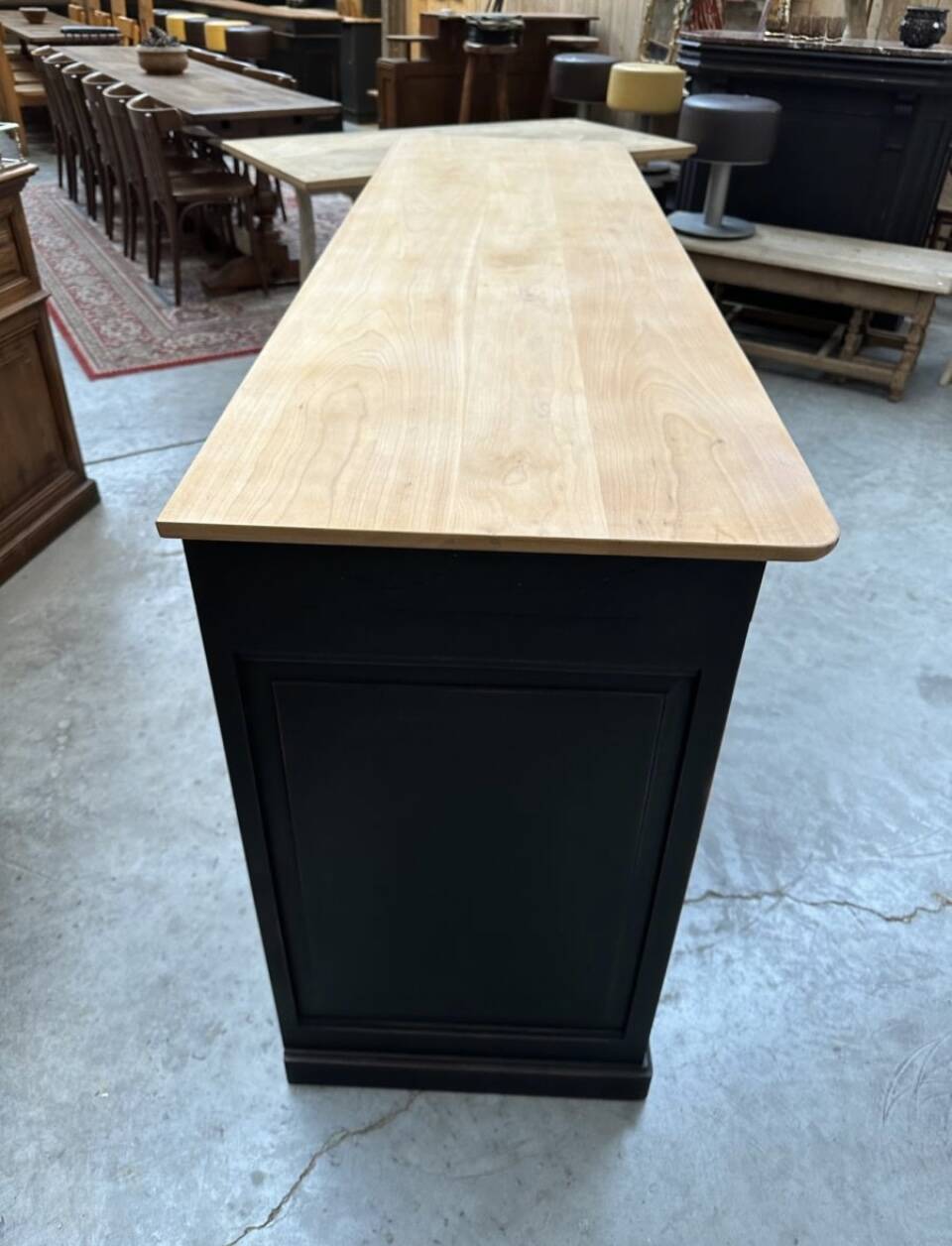 Patinated 3-door sideboard