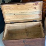 Old vintage wooden chest