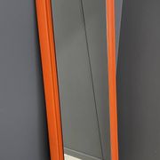 XXL orange Quadro mirror by Schönbuch 1970s