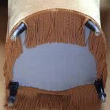 Ochre velvet armchair