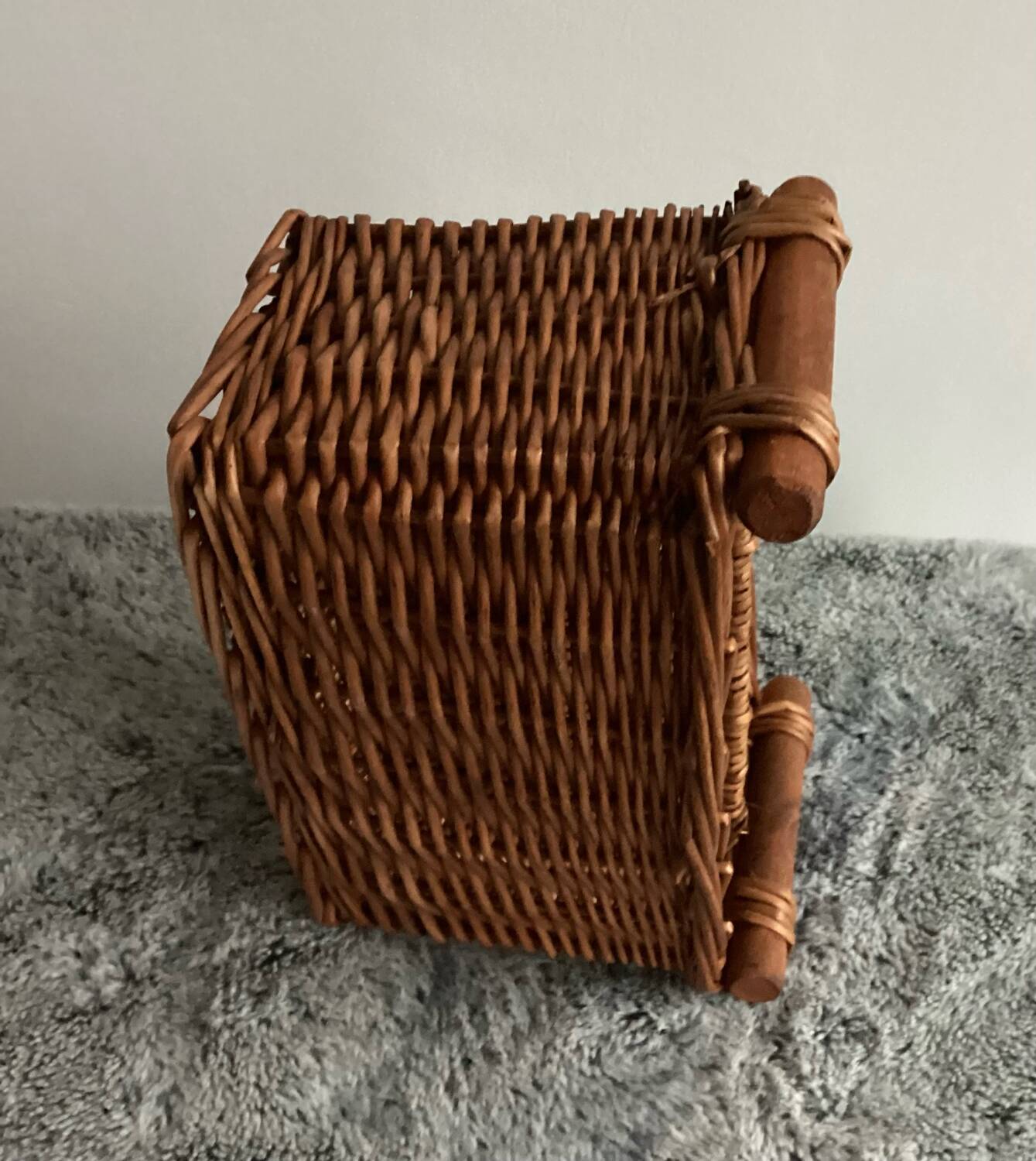 Panière en rotin pour couverts