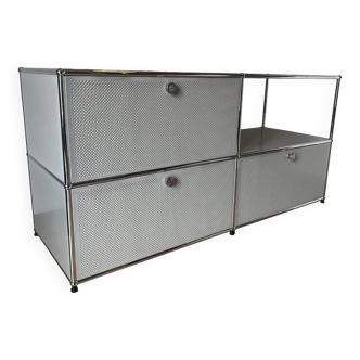 USM Haller Chest of Drawers in Matte Silver (latest generations)