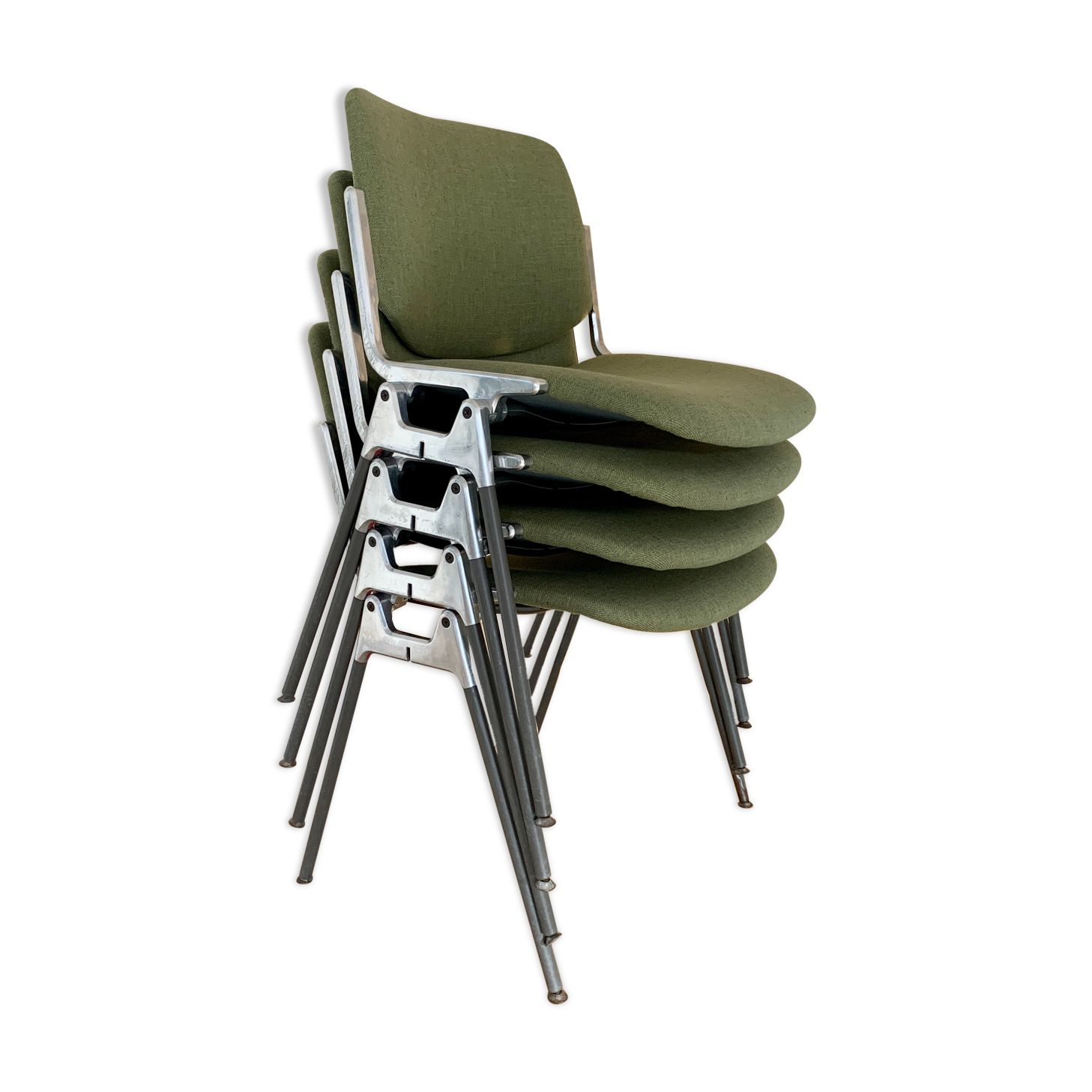 DSC chairs 1965 by Giancarlo Pirelli edited by Castelli, Italy