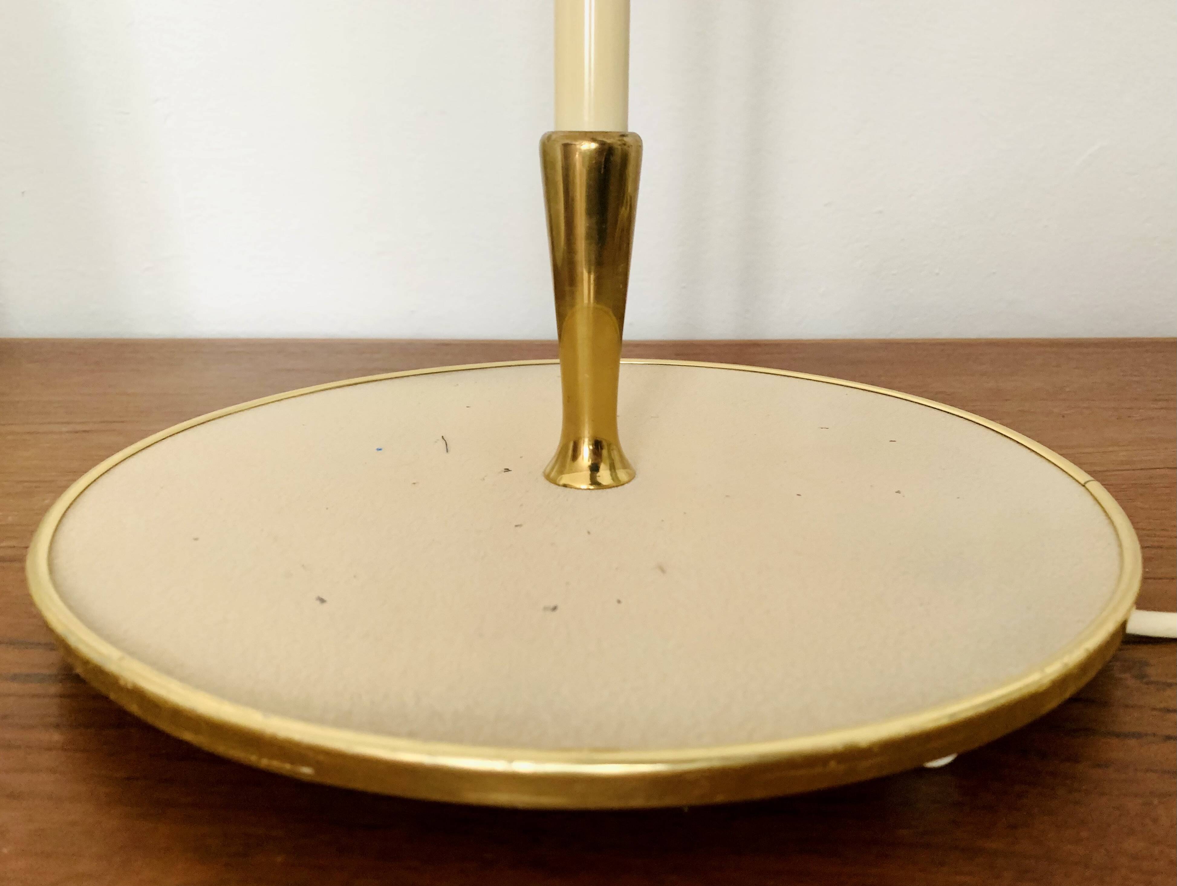 Brass Floor Lamp by Vereinigte Werkstätten
