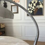 Flexible chrome metal desk lamp, 1970s