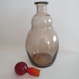 Smoked glass carafe
