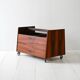 1960s Scandinavian Rosewood Magazine Rack