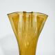 XXL - Large Murano glass vase sommerso yellow amber vintage 1960-70