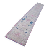 Tapis de couloir turc vintage