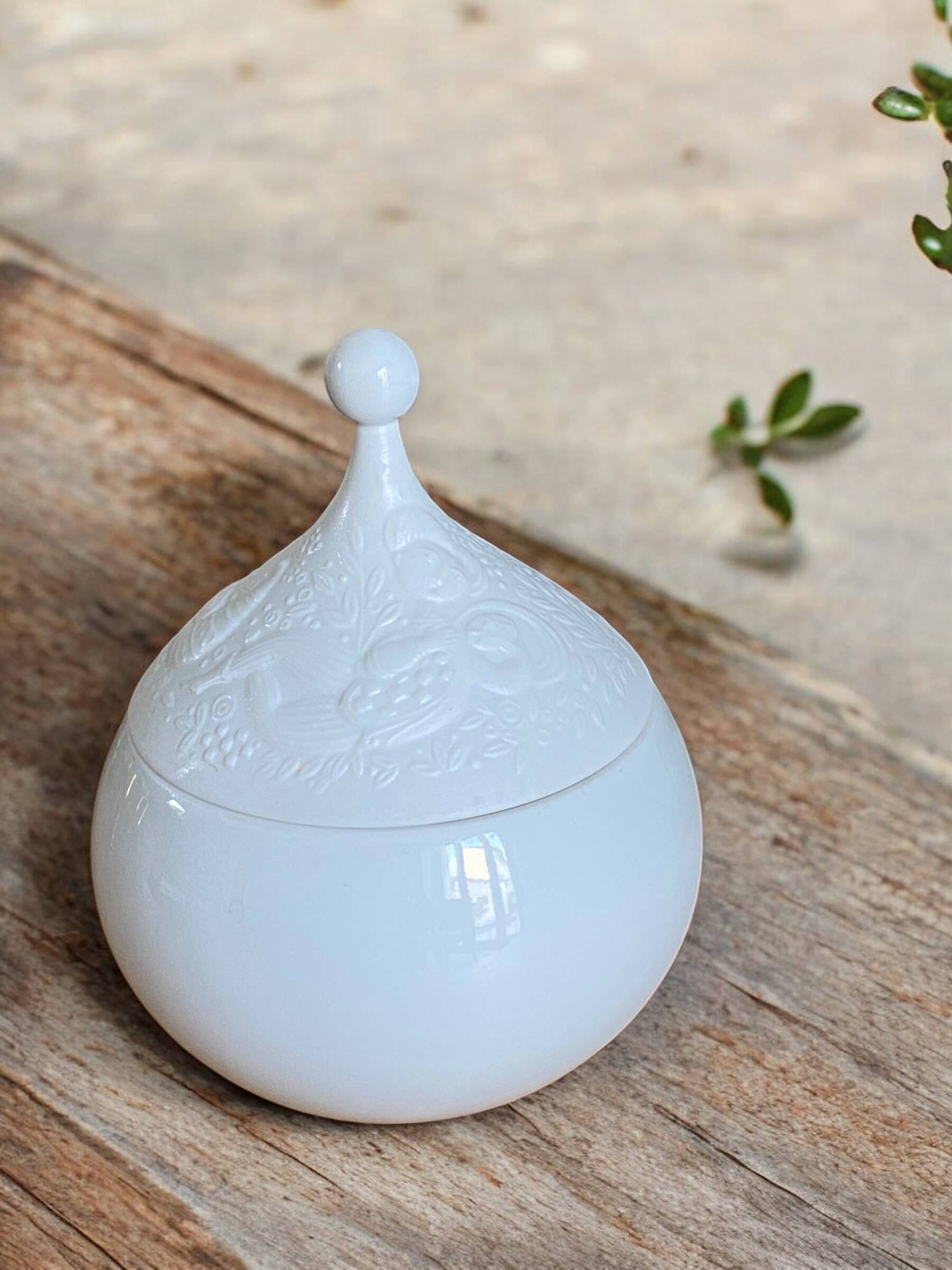 Vintage Rosenthal porcelain sugar bowl, The Magic Flute - Design Wiinblad