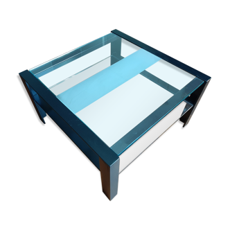 Artelano design metal and glass coffee table