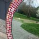 Vintage ceramic mirror from the 1960s.