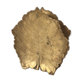 Mail holder, solid brass leaf 1970