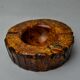 Ochre alabaster ashtray by Romano Bianchi, Italy, 1970