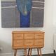 Meuble rotin vintage