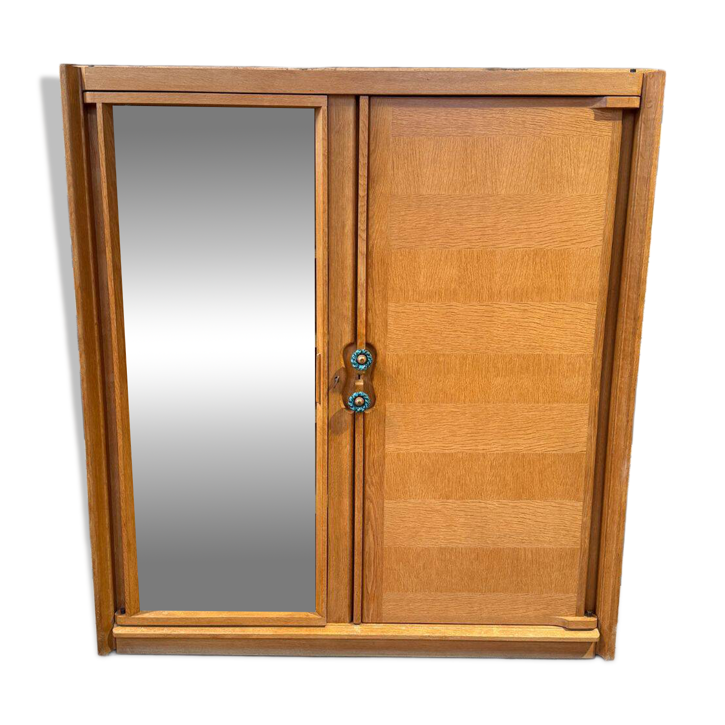 Oak display cabinet – Guillerme & Chambron