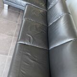 Leather corner sofa