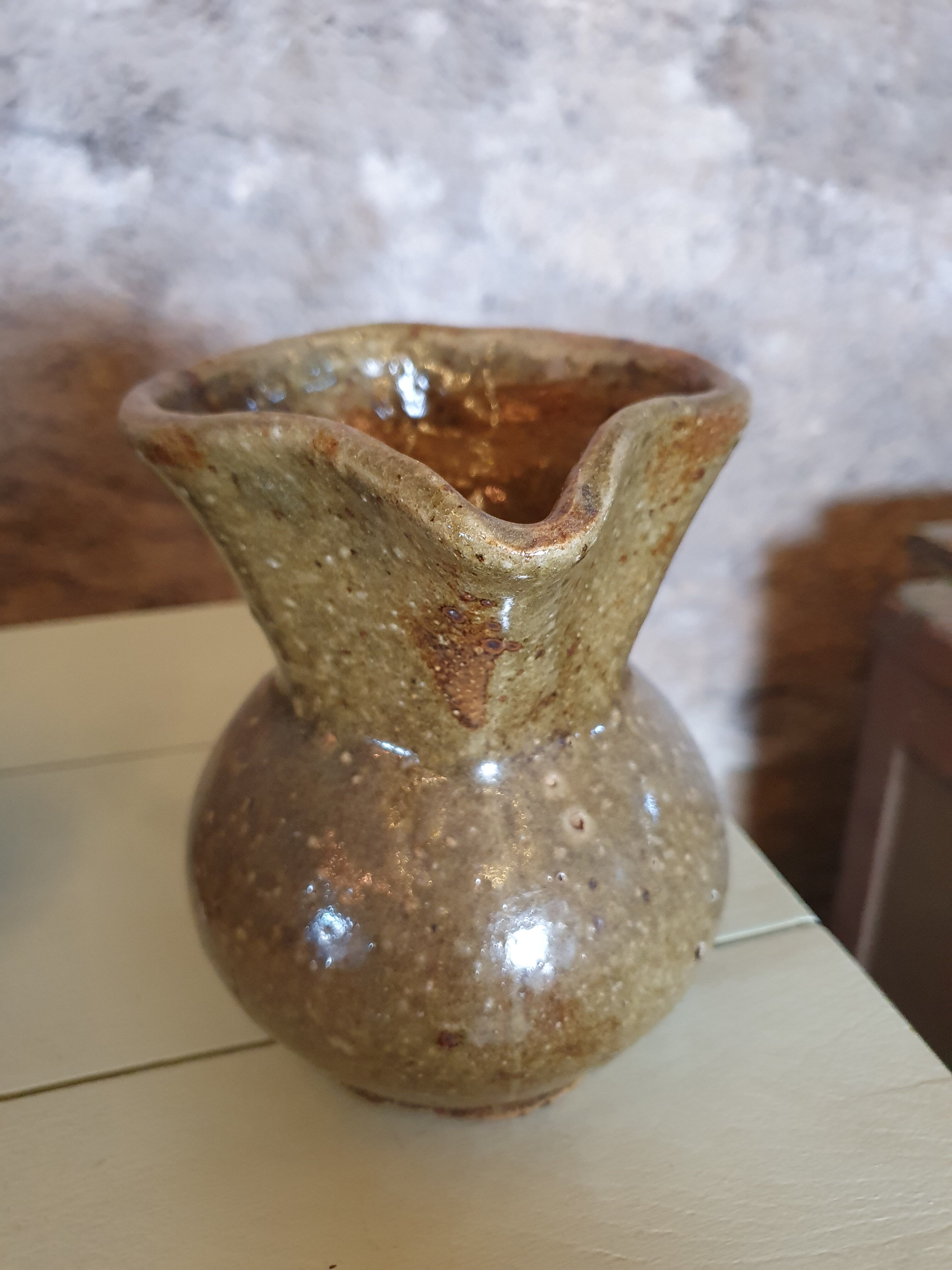 Green sandstone decanter