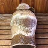 Old west germany pitcher ceramic brown & beige vintage