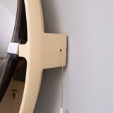 Miroir ovale pivotant Space Ace Allibert, années 1970