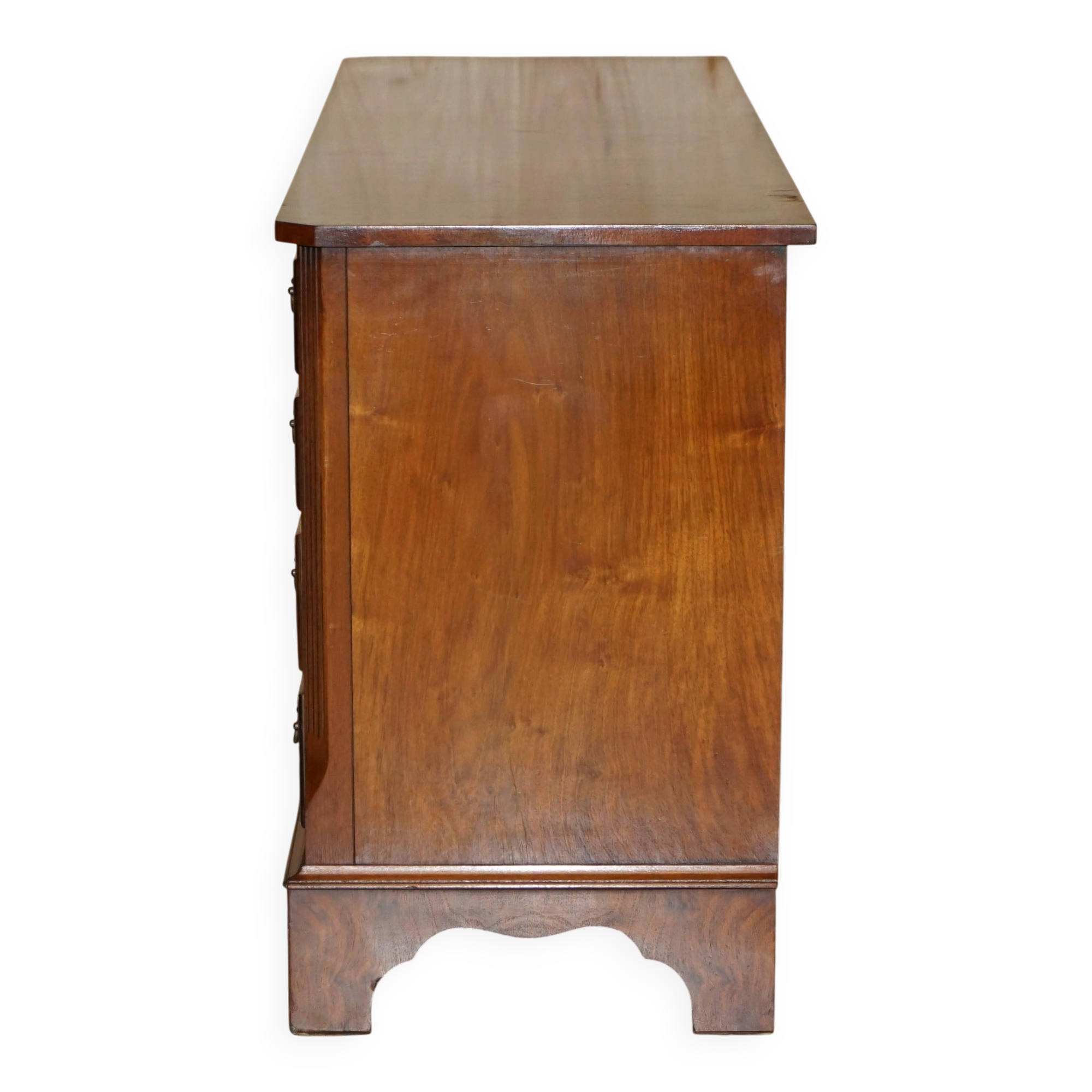 Very Georgian in walnut Burr & Burl with vintage patina.