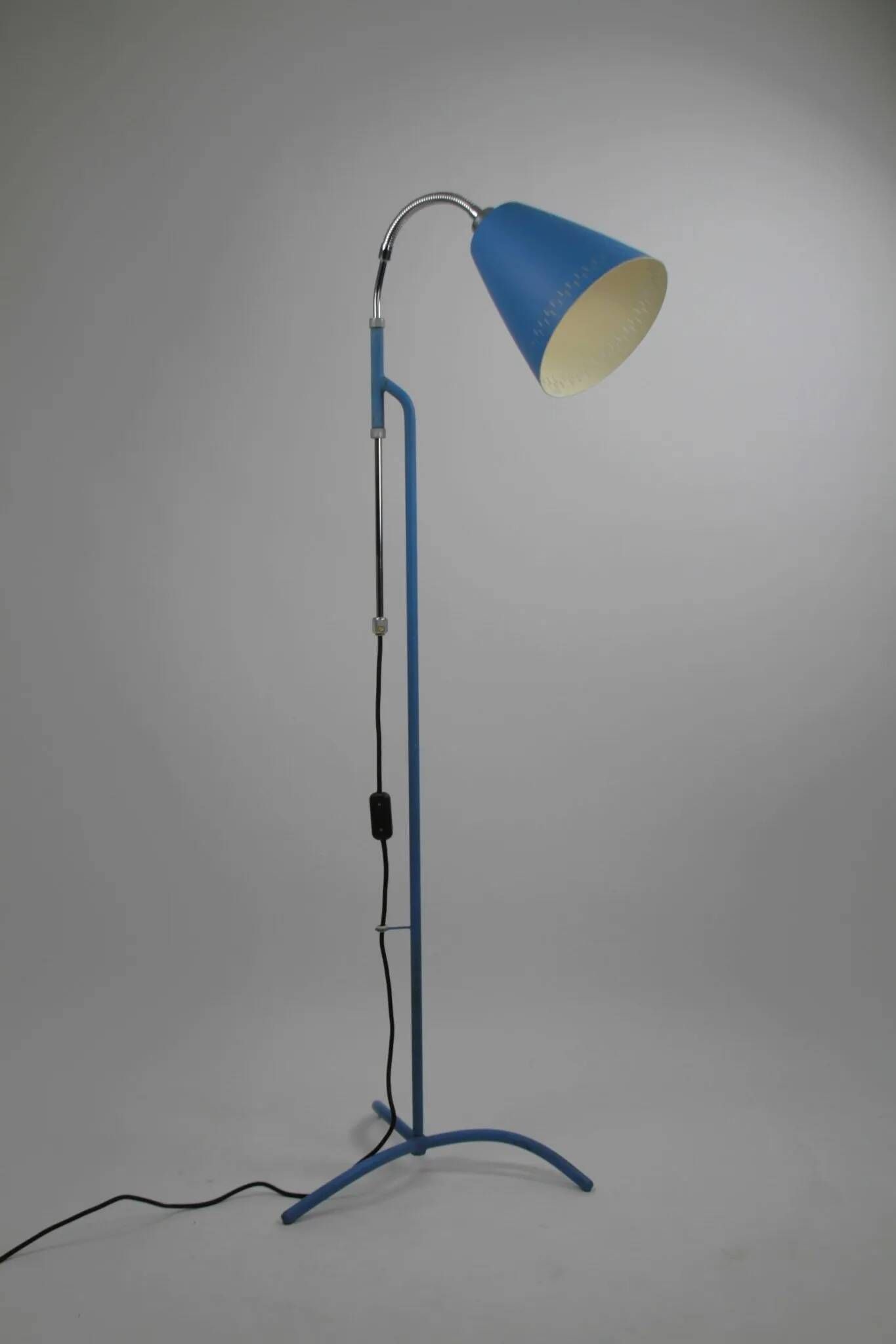 Floor Lamp Model 55 by Svenska Armatur Eskilstuna (SAE) — Sweden, 1950s