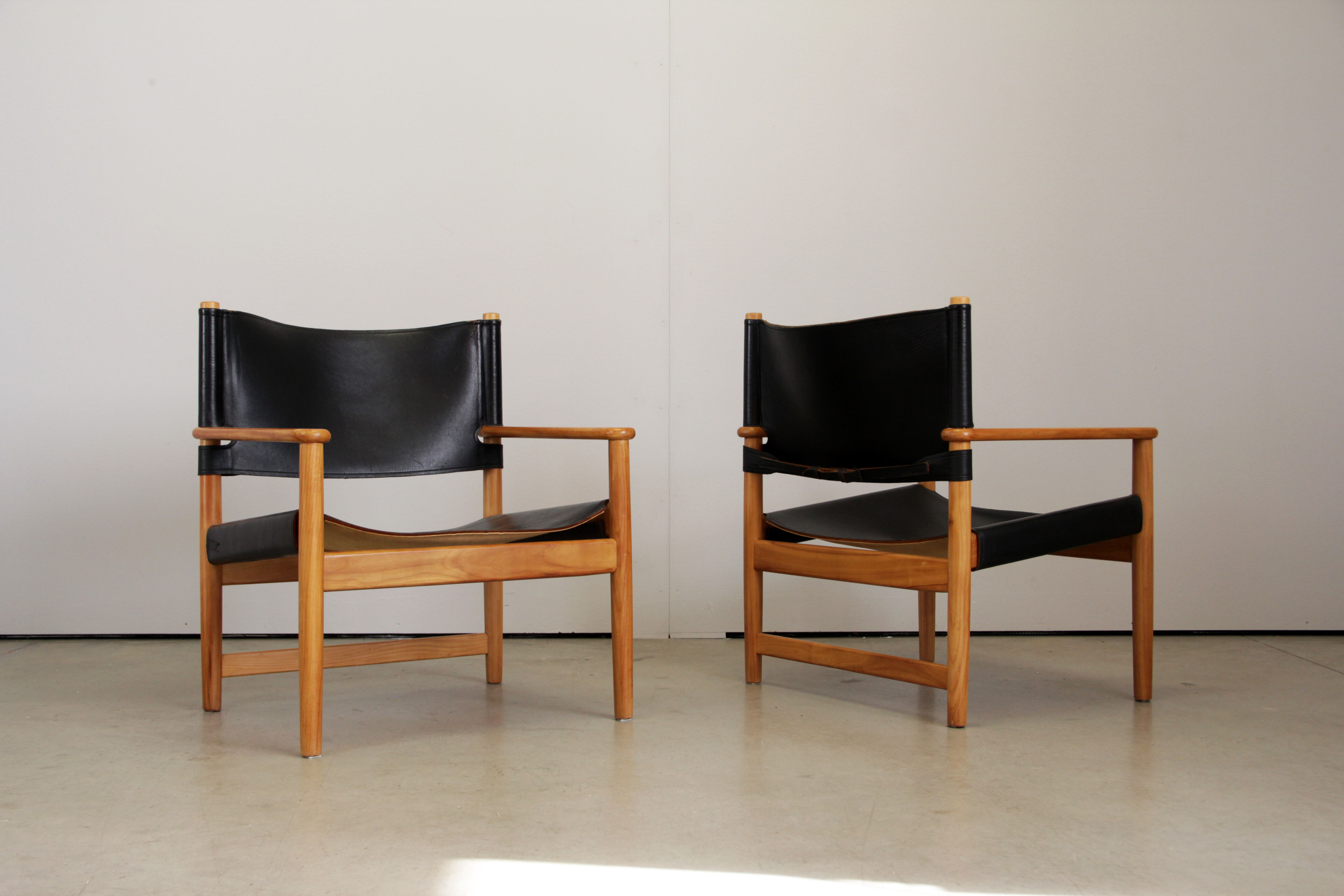 Set of 2  Safari chairs, Denmark 1960s