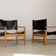 Set of 2  Safari chairs, Denmark 1960s