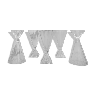 5 arc crystal glasses
