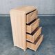 Vintage Rattan High Chest of Drawers, 1980s