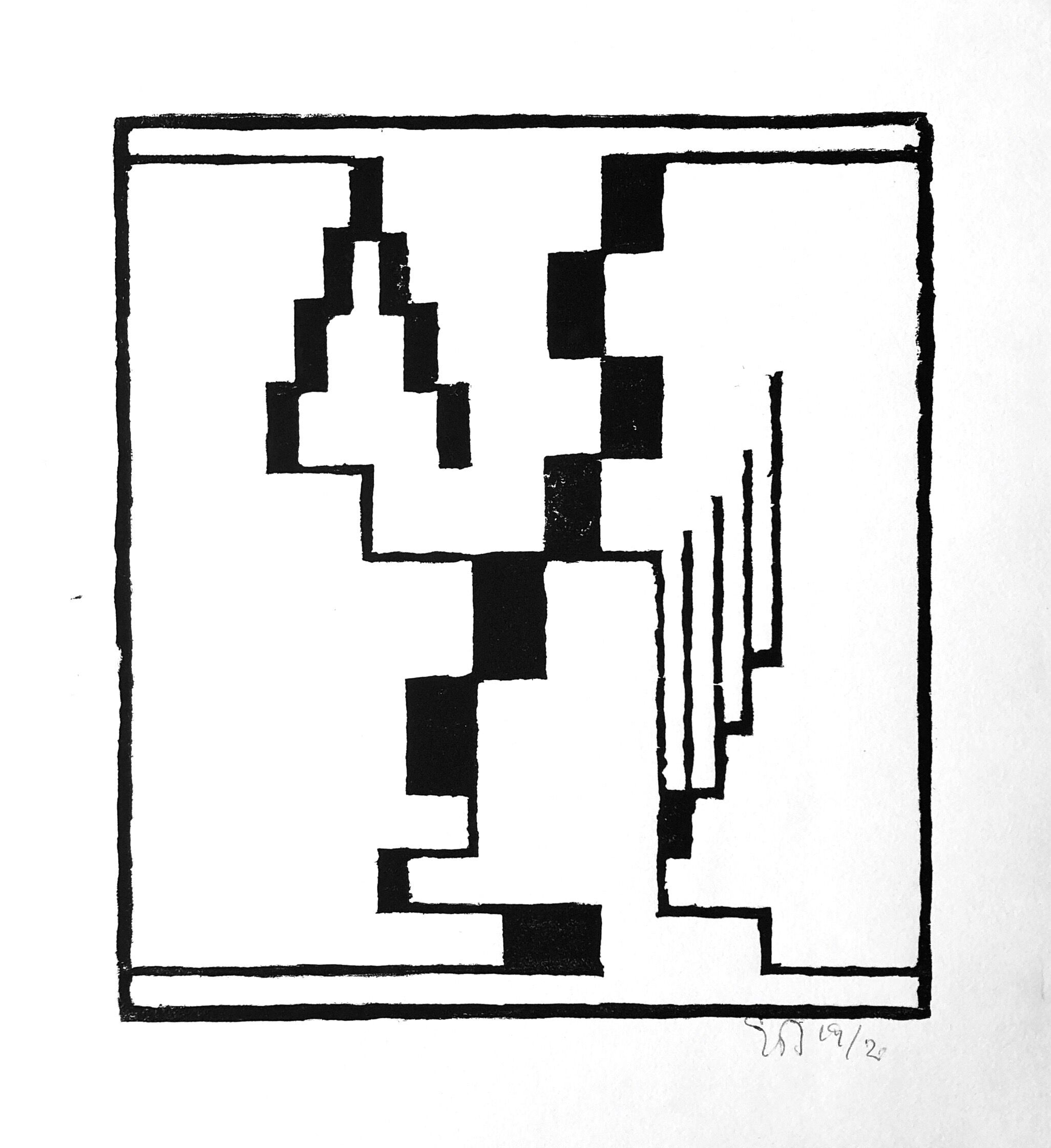 Erich Buchholz: Woodcut 1920