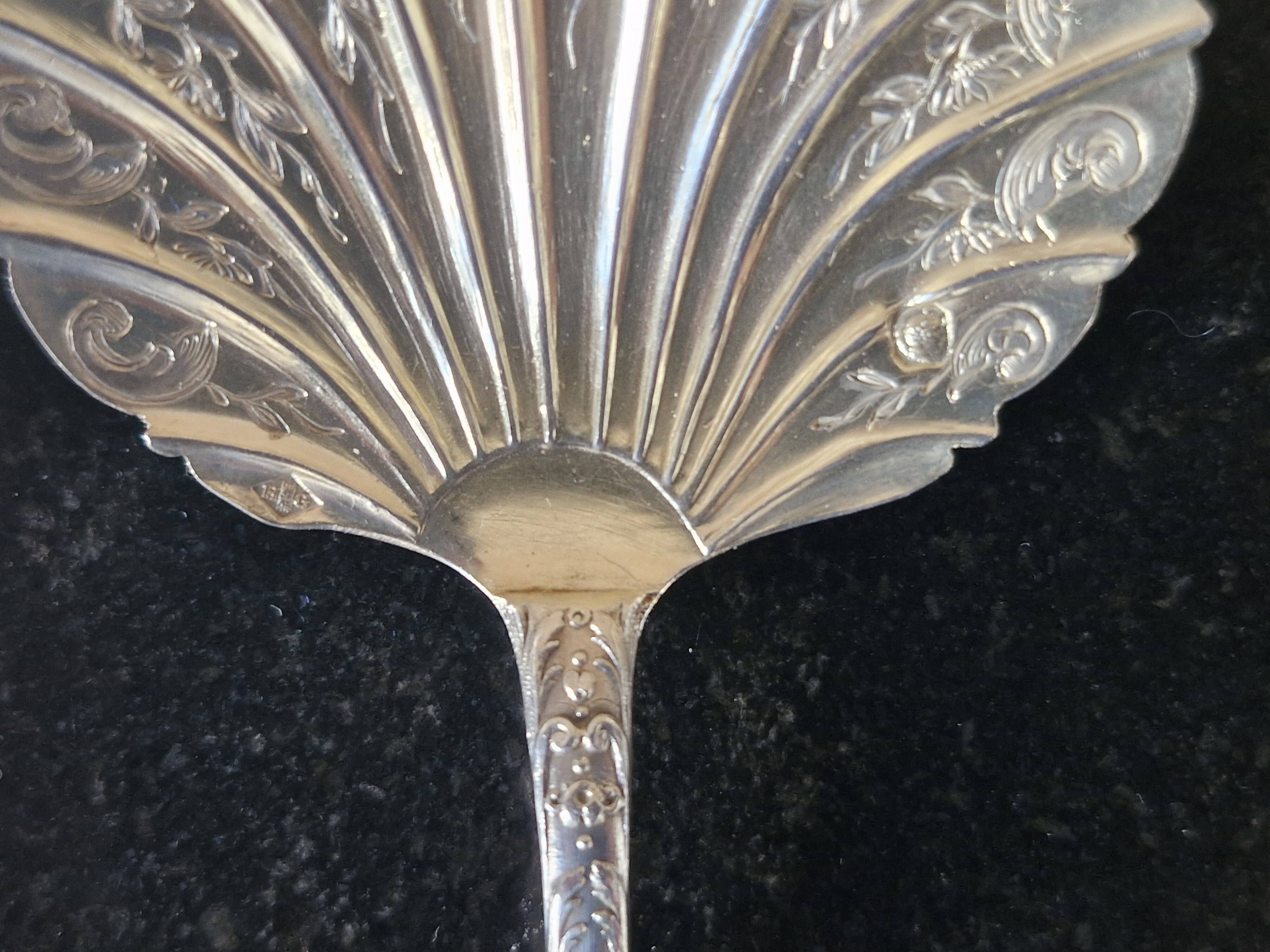 Silver mignardise service
