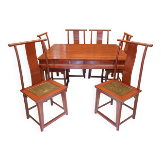 Dining table and 6 chairs