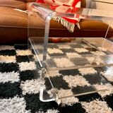 Plexiglass coffee table