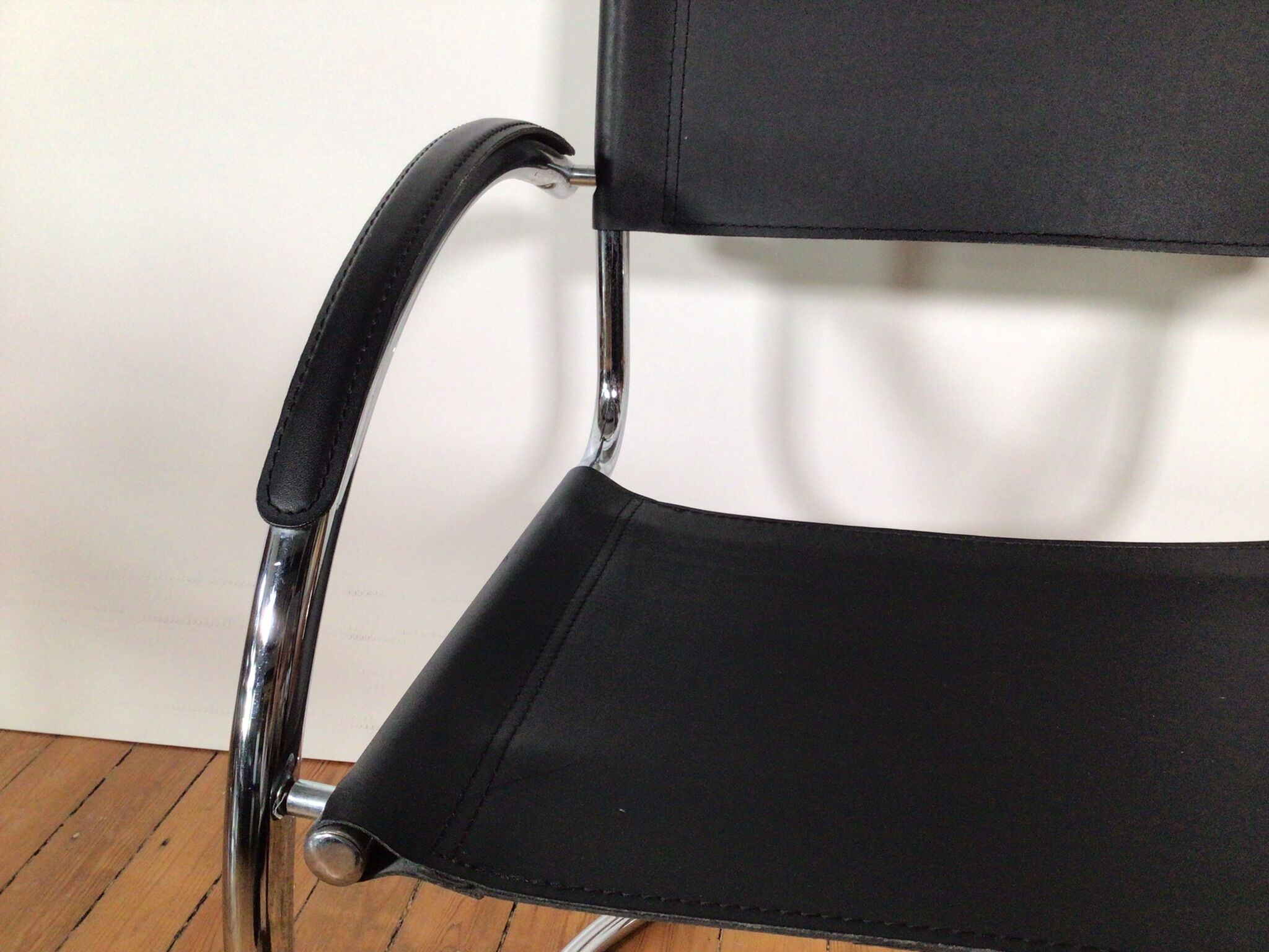 Set 4 chroom buisstoelen