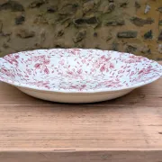 English plate and salad bowl duo