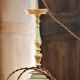 Golden metal lamp base