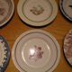 Set of 6 different flat plates