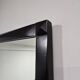 Vintage 1970s Wall Mirror with Black Wooden Frame